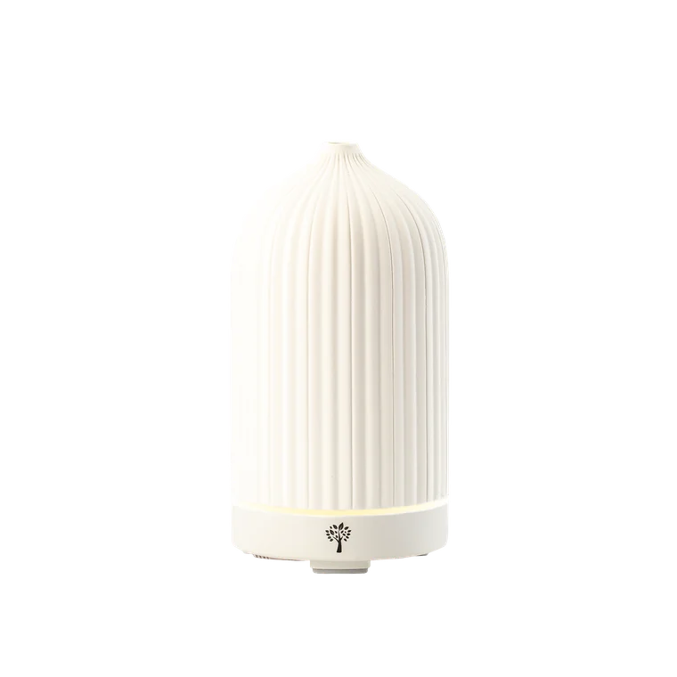 White ribbed Coral mist diffuser